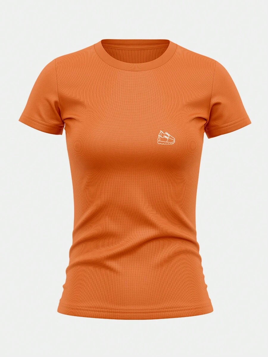 Women T-Shirts - 橘色 - 查看 1