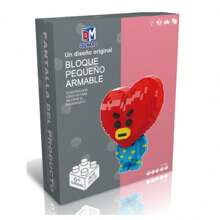 Figura Armable o Coleccionable - Corazon TATA BT21 - Multicolor - Ver 2