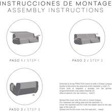 Eysa Padded And Reversible Relax Armchair Cover Extra Soft Touch - Relax Armchair Cover Renewal And Elegant Protection 100% Made In Spain