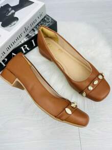 Women Flats - Camel - View 3