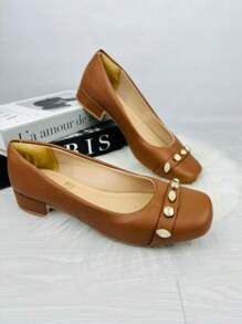 Women Flats - Camel - View 2