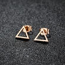 1 Pair Stainless Steel Ocean Wave Sun Rise  Stud Earrings Jewelry Hollow Earrings Gift - 457 - View 38