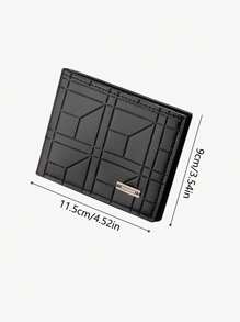 Men's Wallet, PU Leather Bifold Wallet, Extra Large Capacity, With 1 ID Window And Multiple Credit Card Slots, Suitable For Men's Wallet, Handbag, Men's Genuine Leather Wallet - Multicolor - View 6