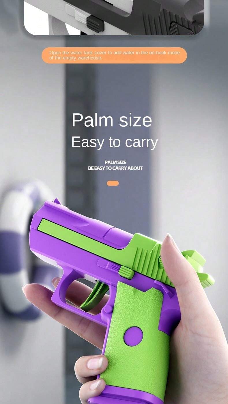 Hand Pump Pressurized Water Gun With Rapid Fire Trigger, Outdoor Summer