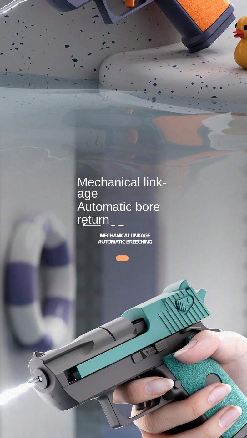 Hand Pump Pressurized Water Gun With Rapid Fire Trigger, Outdoor Summer