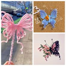 48/100 ống thông gió màu xanh nhạt, ống thông gió màu trơn, vật dụng thủ công, que xoắn màu trơn, sợi bông dày đặc, đồ thủ công mỹ nghệ nâng cao, dải polyester uốn cong dùng làm đồ thủ công, dây kim loại/ống xoắn 0,6cm*30cm dùng làm đồ trang trí nghệ thuật và thủ công tự làm, dải polyester uốn cong dùng làm đồ thủ công, phụ kiện que xoắn buộc tóc, vật dụng trang trí nhà sáng tạo, vật dụng bó hoa, làm quà tặng sinh nhật, mặt dây chuyền, bó hoa, trở lại trường học, quà tặng Halloween, bướm, nhẫn, bó hoa cưới, vật dụng dự tiệc - A-029 hồ xanh nhạt - Xem 9