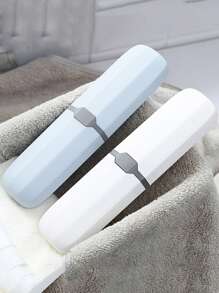 1pc Portable Travel Toothbrush Storage Container Box Light Gargle Cup Toothbrush Carrying Box Toothbrush Travel Containers For Trip Home School Business Camping For Essentials On The Go! - Multicolor - View 10