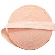 1 peça 5 jardas 15mm Fita Elástica Dobrável de Spandex para Aplique de Renda de Costura de Cintura de Acessório de Vestuário