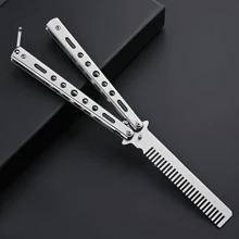 Butterfly Knife Style Comb Toy, Suitable For Daily Life Hairstyling Design - Style 1 - View 4