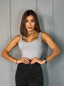 Women Bodysuits - Grey - View 4