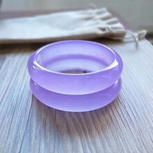 1pc Jade Jade Bracelet, Green, Yellow, Purple, White, Gemstone Bracelet, High Quality Gemstone Bracelet, Handmade Bracelet - Heal Protect Good Luck Bracelet Bracelet Jewelry Box (56-62 Mm) Fashion Bracelet Gift, Gift For Her.