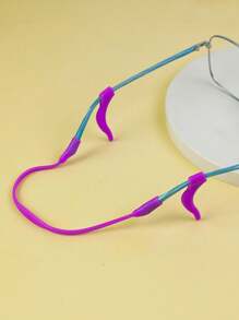 3pcs Silicone Anti-Slip Ear Hooks Adjustable Eyeglass Strings, Soft Eyewear Straps For Adults And Children, Eyeglasses Accessories Set