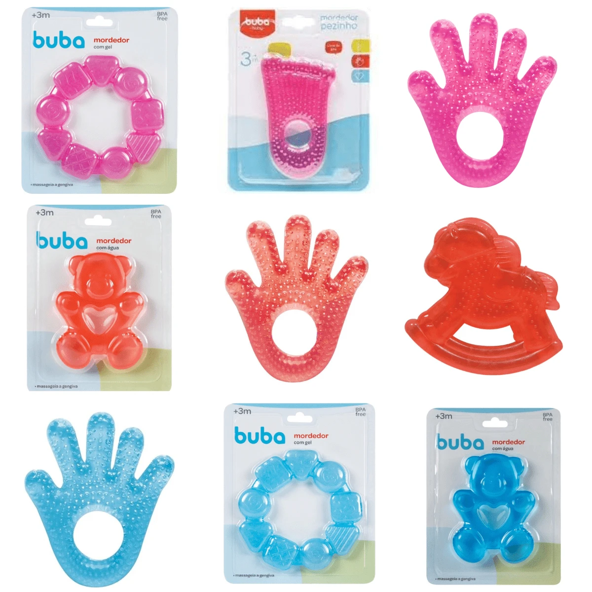 Baby Teethers - Màu Hồng baby - Xem 1