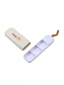 Portable Packaging Box Small Mini Medicine Box Portable Morning, Noon And Evening Pill Box - White - View 10