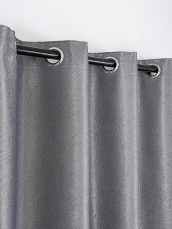 One Piece Of Modern Style Grey Blackout Curtain With Branch Patterns, Made Of Polyester Fiber, Suitable For Various Room Styles Like Bedroom, Living Room, Kitchen, Dining Room, Etc. Can Be Used As A Short Curtain For Small Windows, Cabinets, RVs And Camper, Etc. (Minimum Size)