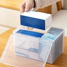 1pc Plastic Laundry Detergent Storage Box With Lid For Powder Or Liquid Laundry Detergent - White - View 3