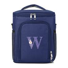 1入組大容量簡約鯉魚印刷袋，多功能便攜保溫袋，女士禮物，禮物圖案印刷保溫袋，最佳的大容量購物袋午餐袋，適用於女性、女友和家庭，最好的老師禮物，母親、媽媽、母親的禮物，適用於學校、購物、旅行、聚會及教室收納袋老師收納袋教室袋教室收納袋的銷售 - 藏蓝色 - 查看 19