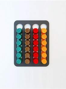 Coffee Capsule Rack Coffee Storage Display Shelf Wall-Mounted Non-Perforated Creative Cabinet Capsule Rack Coffee Supplies School Supplies - Multicolor - View 9