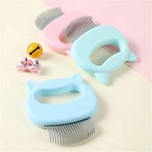 宠物美容刷，适用于长毛和短毛狗和猫，除毛工具 - 彩色 - 查看 7