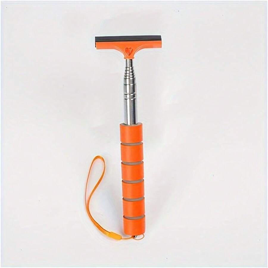 Universal Car Rearview Mirror Wiper Stainless Steel Telescopic