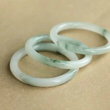 1 pulsera de jade de jadeita, verde, amarillo, morado, blanco, pulsera de piedras preciosas, pulsera de piedras preciosas de alta calidad, pulsera hecha a mano - pulsera para sanar, proteger y brindar buena suerte. Incluye caja de joyería. (56-62 mm), pulsera de moda de regalo, regalo para ella. - J2 - Ver 2