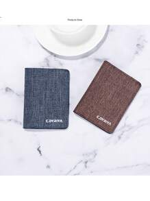 Cute Slim Malist Front Pocket Wallet PU Leather Card Cases Sleeve Cards Folded Note Storage Organizer Case With Window Women Thin Travel Accessories Photo Black Pink Card Holder Wallet Business Card Holder Credit Card Holder Id Card Holder For Men Mini Wallet Card Wallet - Multicolor - View 7