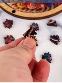 多巴胺木製拼圖-挑戰您的大腦-適合作為生日、假日、聖誕、萬聖節、感恩節禮物!!