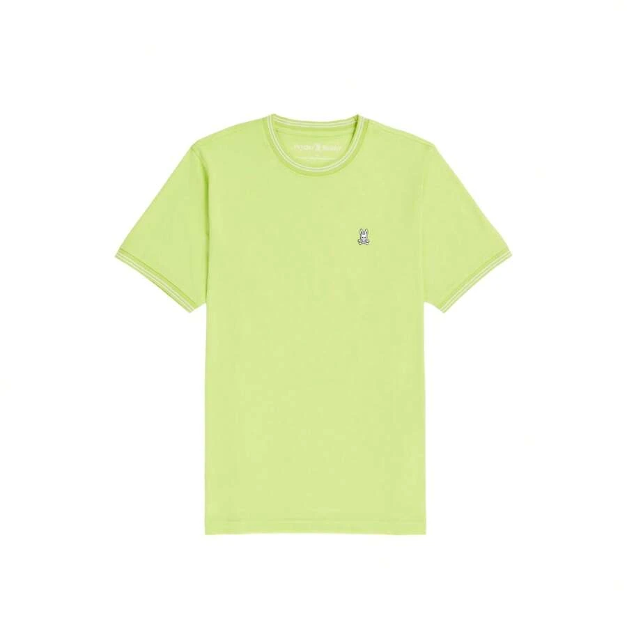 Psycho Bunny 男士 Logan Tee Lime Granita 衬衫 B6U137X1PC-LMG