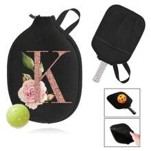 1 Cái Vỏ Túi Đựng Vợt Pickleball Bền, Túi Đựng Túi Bảo Quản Túi Xách, Vỏ Bọc Mái Chèo Pickleball, Túi Sắp Xếp In Chữ Màu Vàng Hồng Cho Thể Dục Thể Thao Ngoài Trời-Bảo Vệ Vợt Của Bạn Khỏi Trầy Xước Và Hư Hại - màu đen - Xem 23