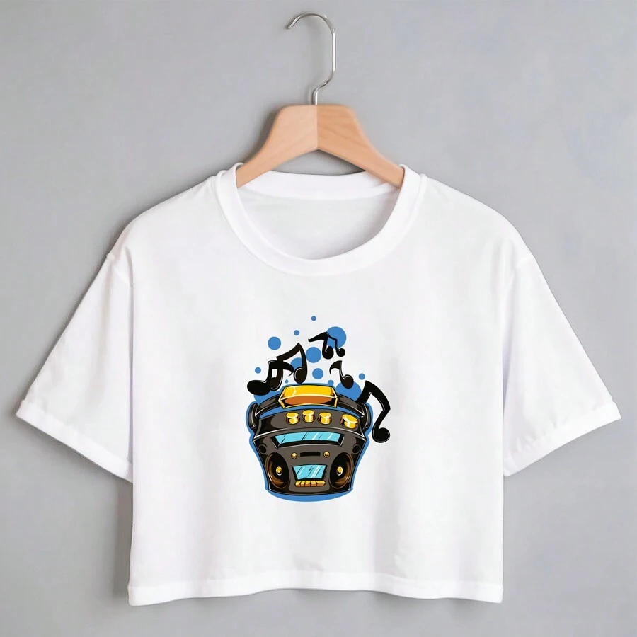 Women T-Shirts - 白色 - 查看 1