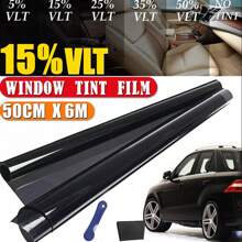 Dazone 600CM Uncut Roll Window Tint Film 15% VLT 20" X 20ft Feet For Car Home Office Glass Window UV Block Sunshade Tint Film Universal Privacy Security For Car Truck Auto- Any Size & Shade With Free Tools