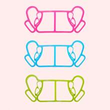 2pcs Plastic Clothes Hangers For Home Use, Suitable For Hanging Quilts, Comforters And Bed Sheets - Multicolor - View 3