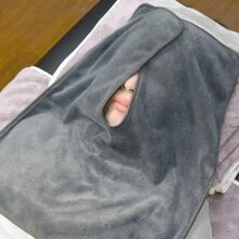 美容院护肤按摩毛巾超细纤维定制面部裹巾标志水疗面巾美容院家用浴室返校 - 深灰色 - 查看 1