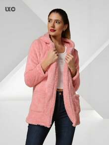 Women Coats - Hồng - Xem 2