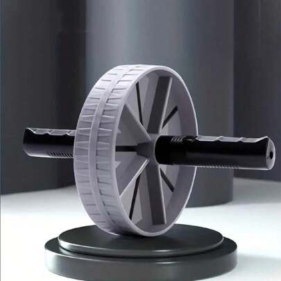 1件装腹部锻炼器，轻便腹部滚轮，易于携带，腹部锻炼轮，静音健身器材