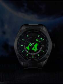 PAGANI DESIGN 2024 新款日本 NH34A GMT 世界时间机械表男士夏季自动蓝宝石玻璃 316L 不锈钢防水男士手表 PD-1788 - 黑色 - 查看 6