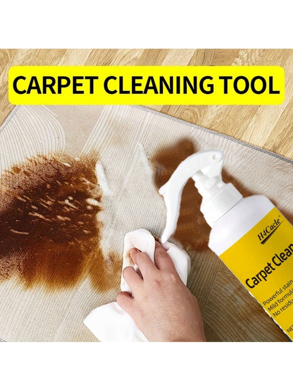 منظف الأريكة والسجاد والأقمشة الجافة بدون غسل – تن...