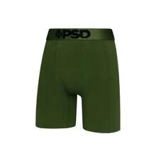 PSD Solids 7" Cotton 3-Pack Boxer Briefs Dark Mood Men's Underwear 423180176 - Multicolor - View 2