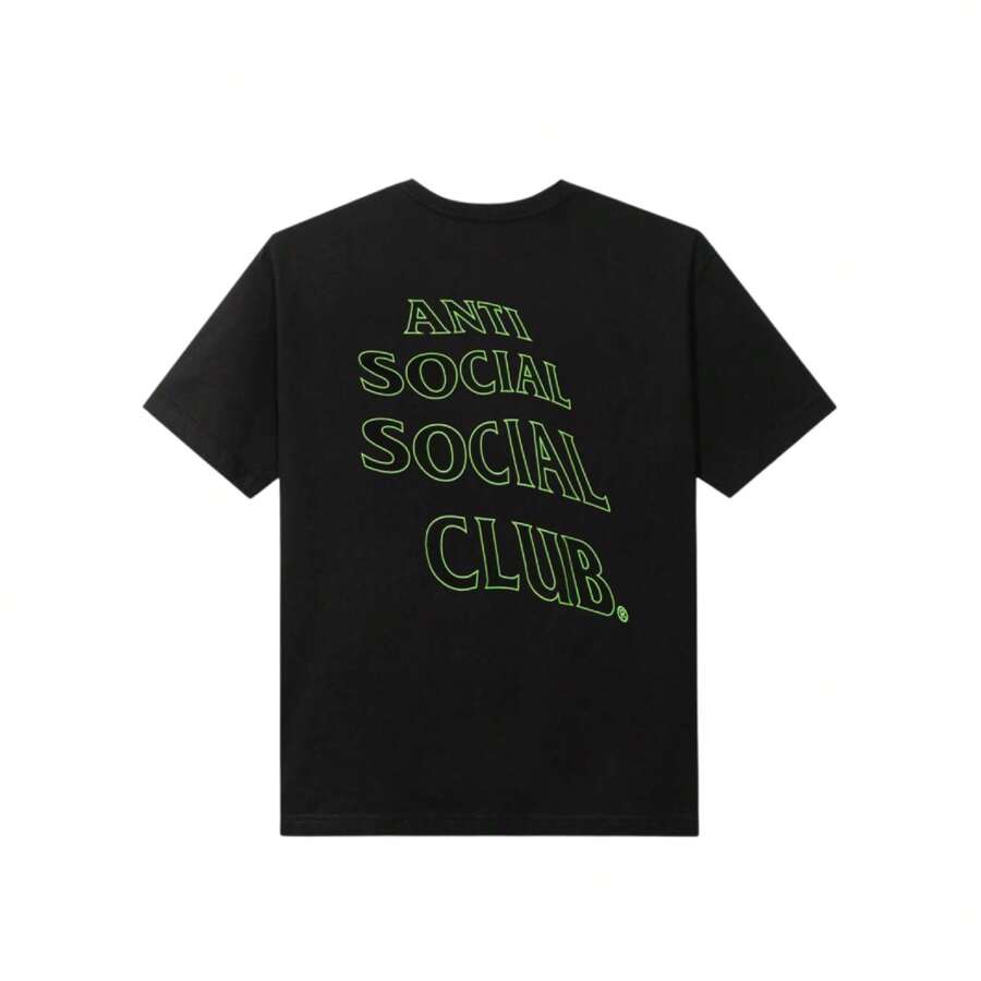 Anti Social Social Club 你不会理解黑色T恤 - 黑色 - 查看 1