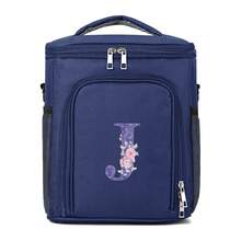 1入組大容量簡約鯉魚印刷袋，多功能便攜保溫袋，女士禮物，禮物圖案印刷保溫袋，最佳的大容量購物袋午餐袋，適用於女性、女友和家庭，最好的老師禮物，母親、媽媽、母親的禮物，適用於學校、購物、旅行、聚會及教室收納袋老師收納袋教室袋教室收納袋的銷售 - 藏蓝色 - 查看 29