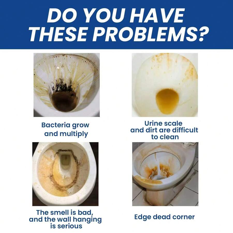 10pcs Toilet Cleaning Effervescent Tablets, Powerful Removal Of Stains