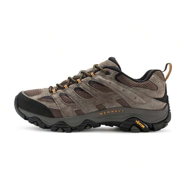 Moab 3 Men's Low-Cut Hiking Shoes, Outdoor Trekking Shoes, Touring Wear-Resistant Skid-Proof Shock-Absorbing