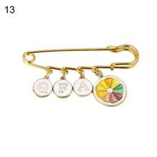 Generic Brooch Pin Creative Shape Rust-Proof Alloy Clothes Decorative Pin Jewelry Brooch For Home - KHÔNG - Xem 2