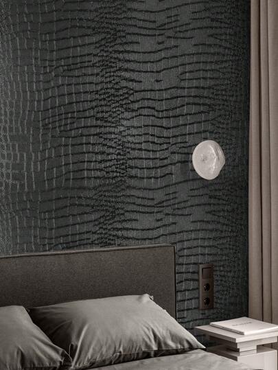 Roll 3D Crocodile Skin Pattern Self Adhesive Wallpaper, Lizard Animal Print Waterproof Peel Stick Ideal Living Room, Bedroom, Dining Hall WallsWaterproof Wand Paper, Room ,Dorm Back To School Supplies,Halloween ,Renovation Stickers Panels,Wall Wallpapers, ation Items Refresh Your Home,Rama view 4