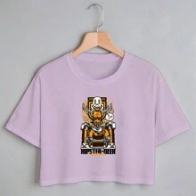 Women T-Shirts - 紫色 - 查看 1