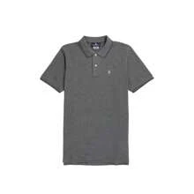 Camisa para hombre Logan Polo de color gris nublado B6K136U1PC-HST - Gris - Ver 1