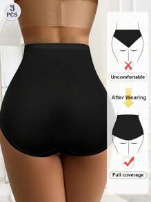 MEIYATING 3 pièces Culotte croisée en maille respirante pour femme avec contrôle du ventre et taille haute, Pantalon triangle sans couture en soie glacée pour redessiner le corps et remonter les hanches