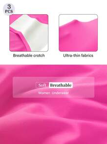 MEIYATING 3 pièces Culotte croisée en maille respirante pour femme avec contrôle du ventre et taille haute, Pantalon triangle sans couture en soie glacée pour redessiner le corps et remonter les hanches