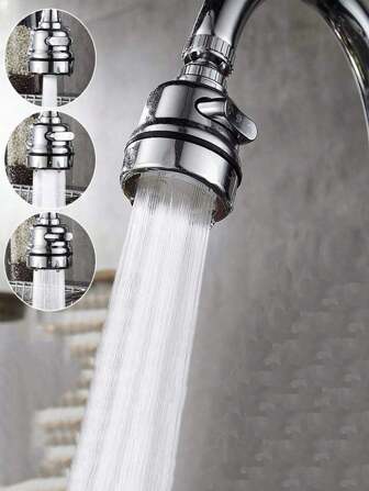 3 模式水龙头起泡器、水槽水龙头防溅延长器、360 度可旋转水龙头、喷头防溅水龙头、淋浴节水家居浴室装饰秋季装饰返校