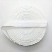 1 peça 5 jardas 15mm Fita Elástica Dobrável de Spandex para Aplique de Renda de Costura de Cintura de Acessório de Vestuário